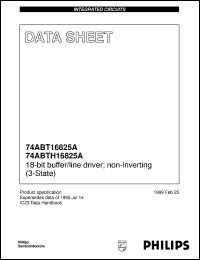 74ABTH16899DL Datasheet