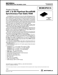 MC68HC812A4CPV8 Datasheet