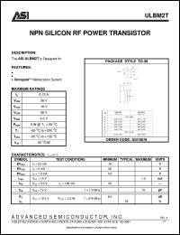 ULBM2SL Datasheet