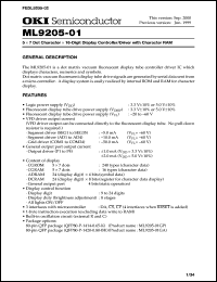 ML9205-01GP Datasheet