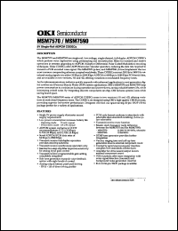 MSM7570-TS-K-02 Datasheet