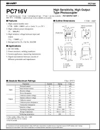 PC716V Datasheet