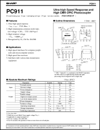 PC911 Datasheet