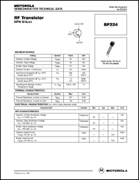 BF224 Datasheet