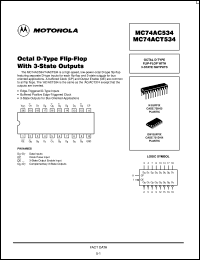 MC74AC564DW Datasheet