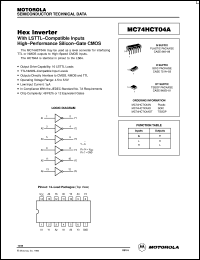 MC74HCT04ADT Datasheet