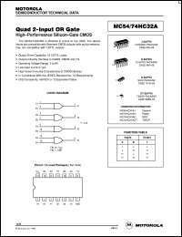 MC74HC32ADT Datasheet