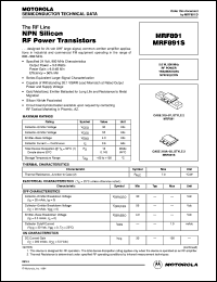 MRF891 Datasheet