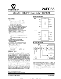 24FC65T-I/SM Datasheet