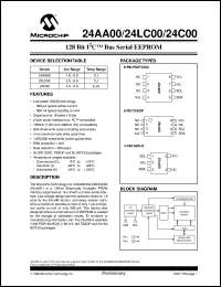 24AA00-I/OT Datasheet