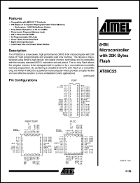 AT89C55-33JC Datasheet