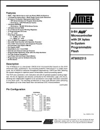 AT90S1200 Datasheet