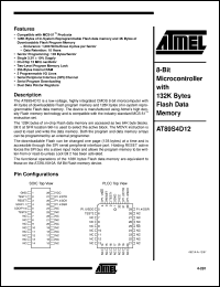 AT89S4D12-12JC Datasheet