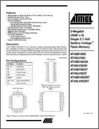 AT49BV002NT-90VC Datasheet