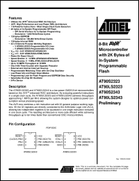 AT90S2323-10PC Datasheet