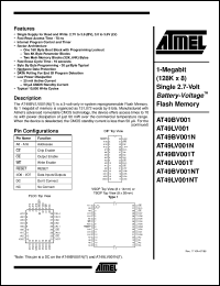 AT49BV001T-90VC Datasheet