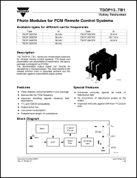 TSOP1340SB1 Datasheet