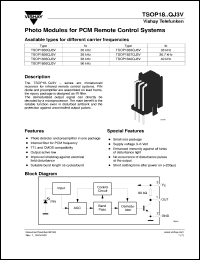 TSOP1838TE1 Datasheet