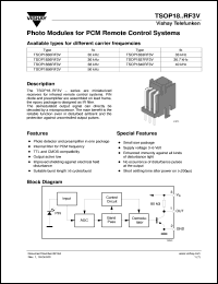 TSOP1840SF1 Datasheet