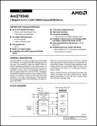 AM27X040-90JC Datasheet