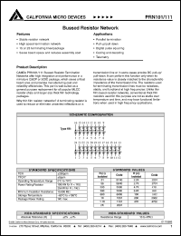 PRN111243300J Datasheet