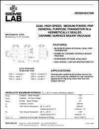 2N2894ACSM Datasheet