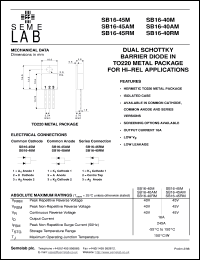 SB1630DC Datasheet