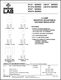 LM137R Datasheet