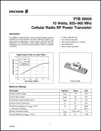 PTB20105 Datasheet