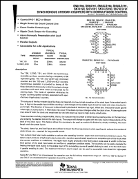 SN74LS193ML1 Datasheet