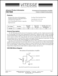 VSC7810WB Datasheet