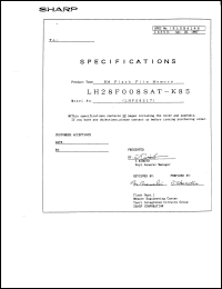 LH28F008SAT-K85 Datasheet