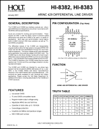 HI-8382JT Datasheet