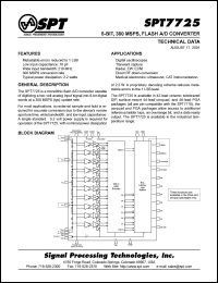 SPT7722AIG Datasheet