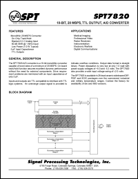 SPT7824AIJ Datasheet