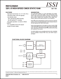 IS61C256AH-15NI Datasheet