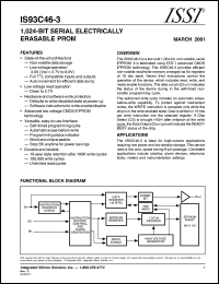 IS93C46-3PI Datasheet