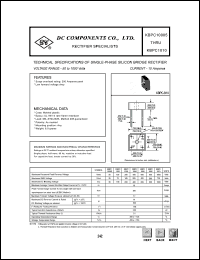 KBPC1508 Datasheet