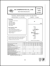 UF4005 Datasheet