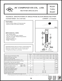 RC202 Datasheet