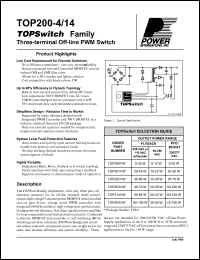 TOP246Y Datasheet