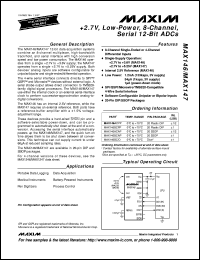 MAX149BMJP Datasheet