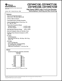 CD74HCT138M96 Datasheet