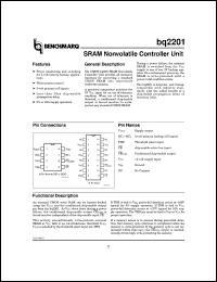 BQ2201PN Datasheet