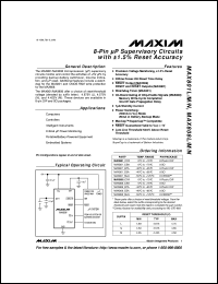 MAX6315US46D4-T Datasheet