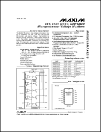 MAX840ESA Datasheet