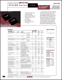 PT4600F Datasheet