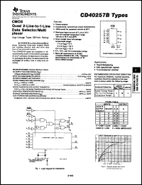 CD40257BPWR Datasheet