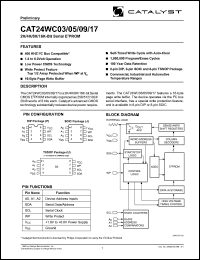 CAT24WC03J-1.8TE13 Datasheet