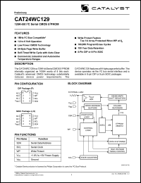 CAT24WC129KI-3TE13 Datasheet